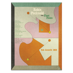 Fleet Foxes Solo Acoustic 2026 Tour Poster