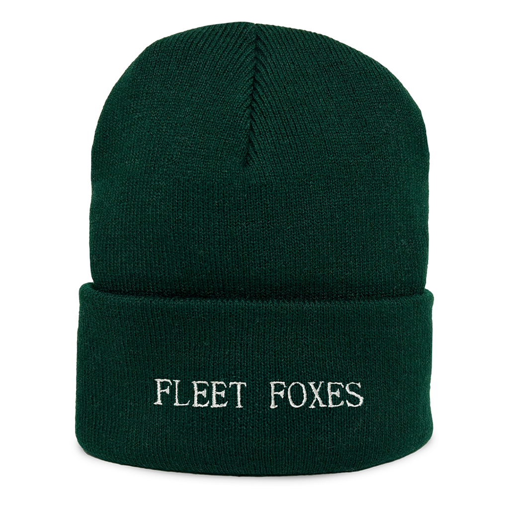 Fleet Foxes Shore Embroidered Pigment Dark Green Dad Hat