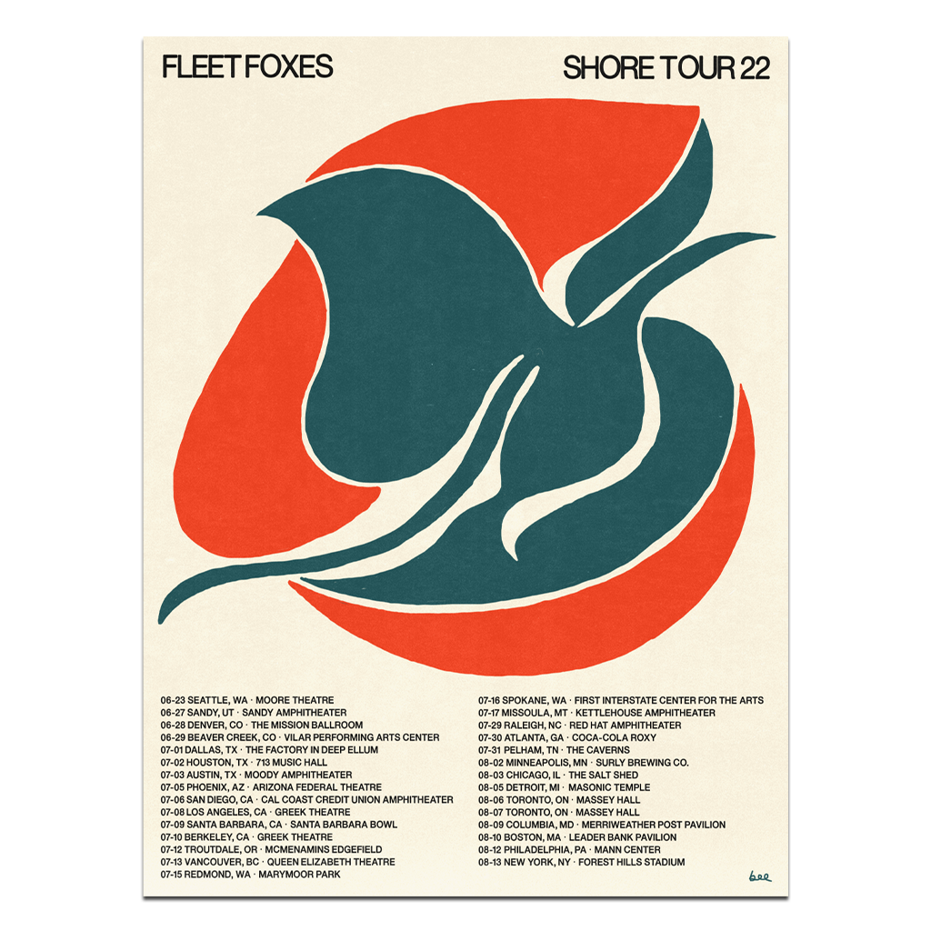 North America Shore Tour 22 Poster